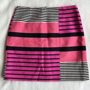 LOFT Ann Taylor stripes skirt size‎ 4 petites